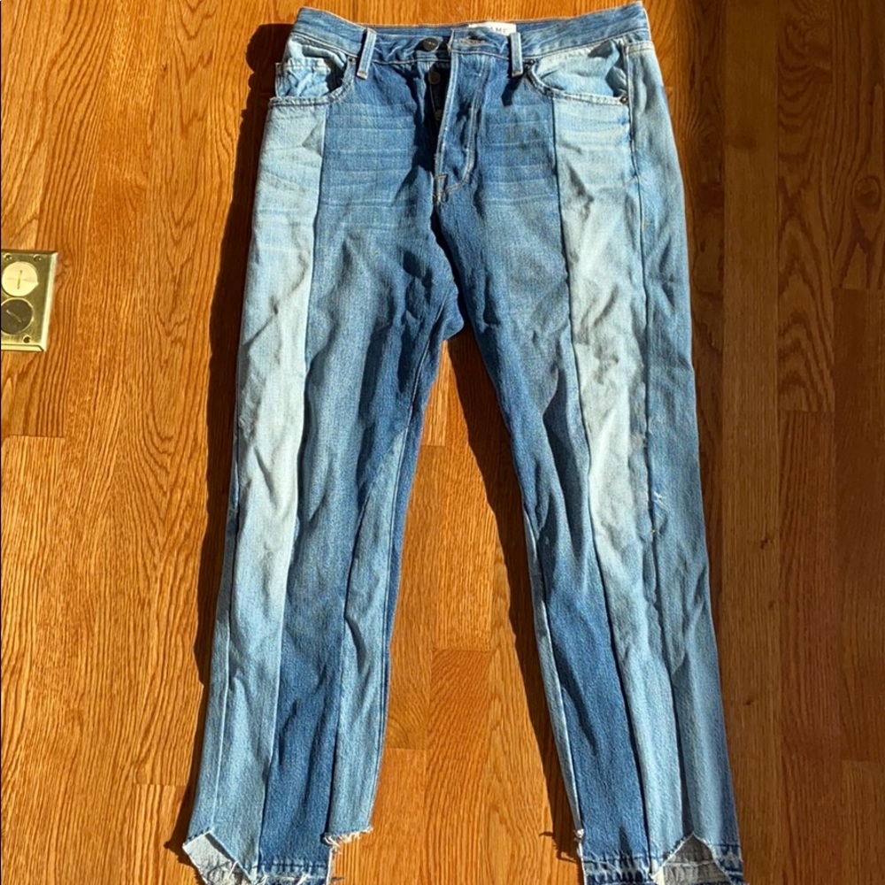 Fran Denim Two Tone Jeans